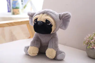 Pug Dog Plush Toy Figurine