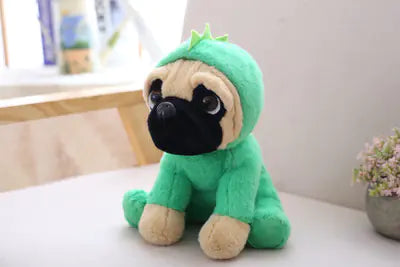 Pug Dog Plush Toy Figurine