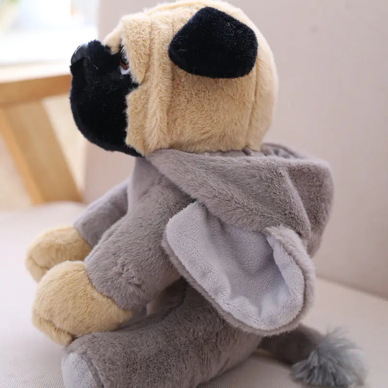 Pug Dog Plush Toy Figurine