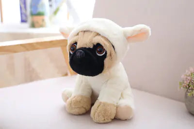 Pug Dog Plush Toy Figurine