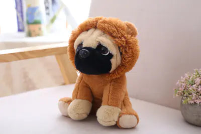 Pug Dog Plush Toy Figurine