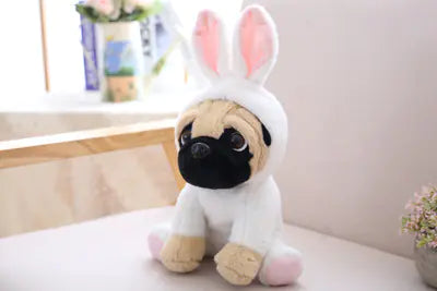 Pug Dog Plush Toy Figurine
